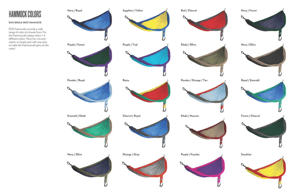 Eno hammock colors clearance